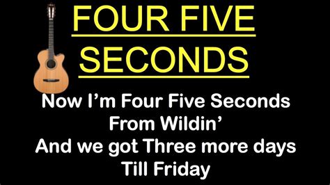 4 5 seconds lyrics|four five seconds lyrics meaning.